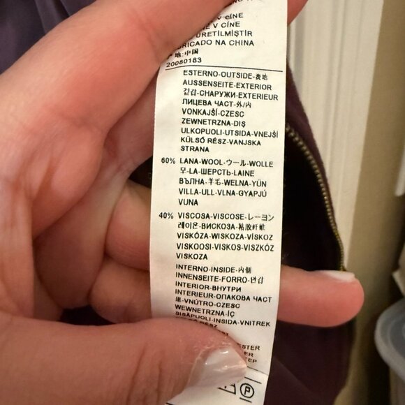 EUC Sisley Wool Blend Jacket - Picture 5 of 5